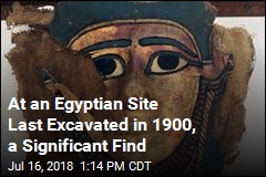 At an Egyptian Site Last Excavated in 1900, a Significant Find