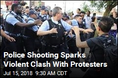 Cops Clash With Protesters After Police Shooting