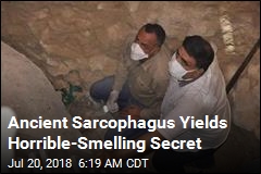 Ancient Sarcophagus Yields Horrible-Smelling Secret