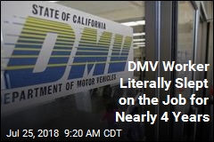 DMV Worker Spent 2.2K Hours Napping at Desk