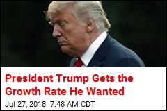 President Trump Gets the Growth Rate He Wanted