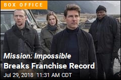 Mission: Impossible Shoots for No. 1