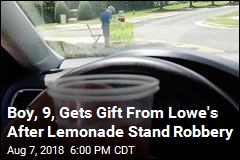 Boy, 9, Gets Gift From Lowe&#39;s After Lemonade Stand Robbery