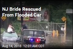 NJ Cops Rescue Bride, Groom From Flooded Car