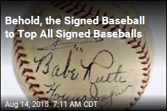 Behold, the Signed Baseball to Top All Signed Baseballs