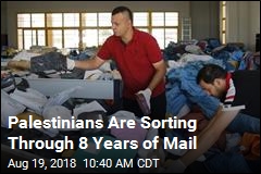 Palestinians Are Sorting Through 8 Years of Mail
