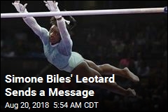 Simone Biles Breaks a Record While Sending a Message