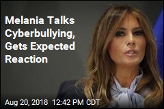 Melania&#39;s Cyberbullying Remarks Get Obvious Reaction