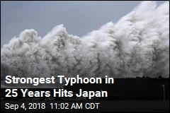 7 Dead as Powerful Typhoon Whomps Japan