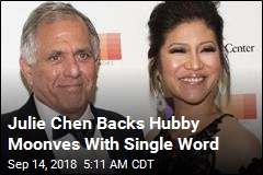 Moonves&#39; Wife Uses New Signoff on CBS