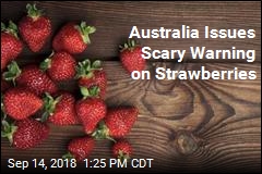 Australia Issues Scary Warning on Strawberries