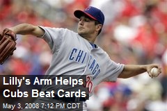 Lilly's Arm Helps Cubs Beat Cards
