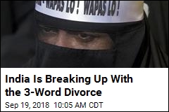 Sorry, Indian Guys: No More 3-Word Divorce