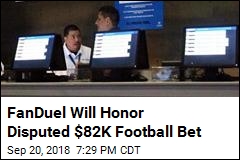 FanDuel Will Honor Disputed $82K Football Bet