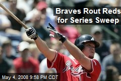 Braves Rout Reds for Series Sweep