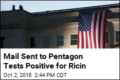 Mail Sent to Pentagon Tests Positive for Ricin