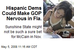Hispanic Dems Could Make GOP Nervous in Fla.