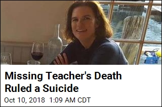 Missing Teacher&#39;s Death Ruled a Suicide