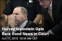 Harvey Weinstein Gets Rare Good News in Court