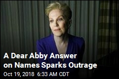 A Dear Abby Answer on Names Sparks Outrage