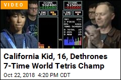In Surprise Win, 16-Year-Old Dethrones World Tetris Champ