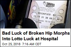 He Broke His Hip on His Way to Get Lotto Ticket. He Still Won