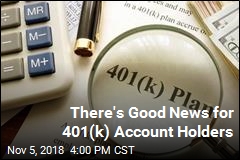 There&#39;s Good News for 401(k) Account Holders