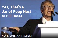 Bill Gates Shares Stage With ... Poop