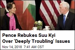 Pence to Suu Kyi: Persecution of Rohingya &#39;Without Excuse&#39;