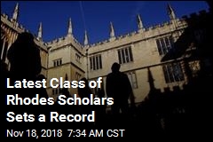 Latest Class of Rhodes Scholars Sets a Record