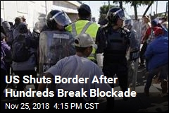 US Shuts Border, Hits Migrants With Tear Gas