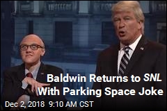 Baldwin Returns to SNL With Parking Space Joke
