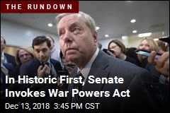 Senate May Invoke War Powers Act for First Time