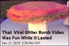 That Viral Glitter Bomb Video Was Mostly Staged