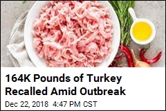 Company Recalls 164K Lbs of Turkey Amid Outbreak