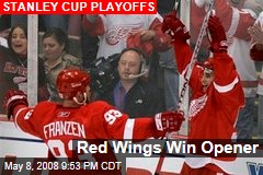Red Wings Win Opener