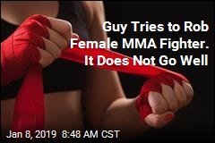 Man Tries to Rob Female MMA Fighter