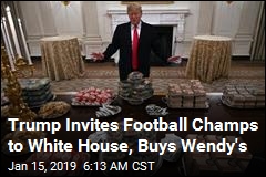 Trump Buys Fast Food Buffet for Clemson Tigers
