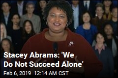 Abrams: &#39;We Do Not Succeed Alone&#39;