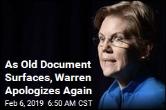 An Old Document Worsens Warren&#39;s Native American Issue