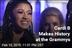 Cardi B Makes History at the Grammys