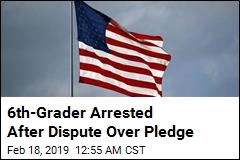 6th-Grader Arrested After Dispute Over Pledge