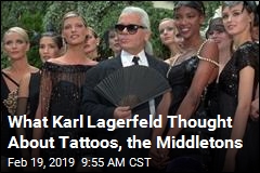 What Karl Lagerfeld Thought About Tattoos, the Middletons