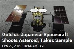Gotcha: Japanese Spacecraft Shoots Asteroid, Takes Sample