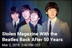 Stolen Magazine With the Beatles Back After 50 Years