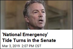 &#39;National Emergency&#39; Tide Turns in the Senate