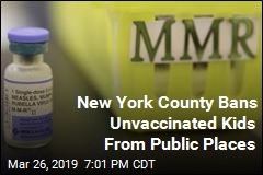 New York County Bans Unvaccinated Kids From Public Places