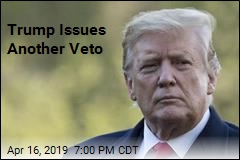 Trump Issues Another Veto