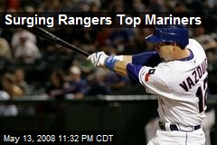 Surging Rangers Top Mariners