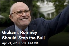 Giuliani: Romney Should &#39;Stop the Bull&#39;